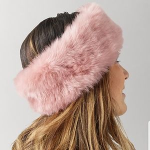 RH Teen Pink Winter Fur Headband